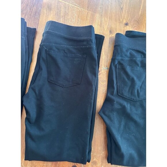 Seven7 women’s size medium three pairs of black leggings - Picture 3 of 12